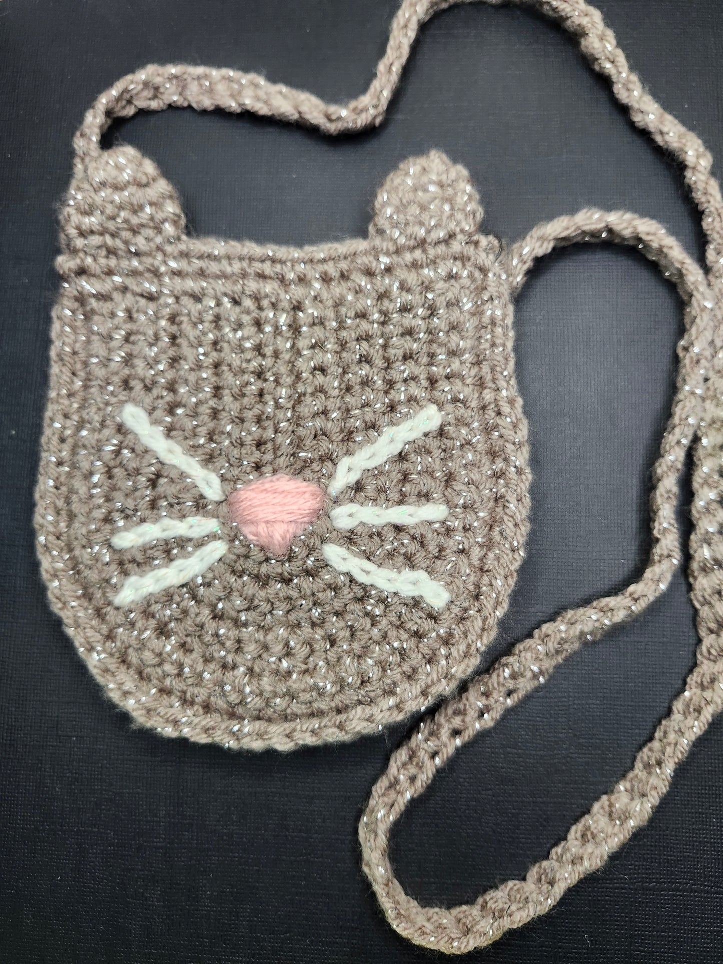 Cat Coin Purse - Grey